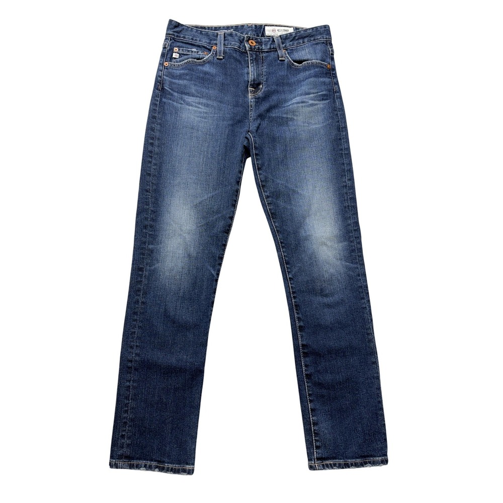 AG Adriano Goldschmied Ex-Boyfriend Slim Jeans Womens 25R Blue Wash Mid Rise